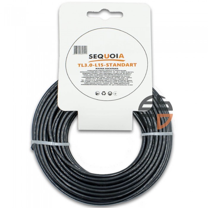 Косильна жилка SEQUOIA TL3.0-L15-Standart (TL3.0-L15-Standart)
