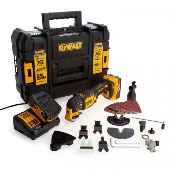 Многофункциональный инструмент аккумуляторный бесщеточный DeWALT DCS356P2 (DCS356P2)