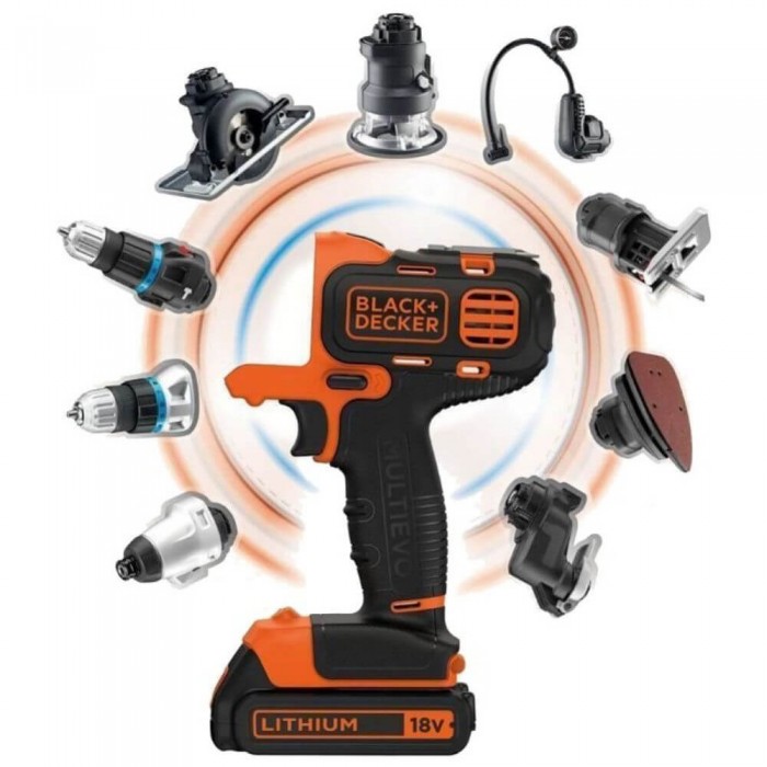 Акумуляторний багатофункціональний інструмент BLACK+DECKER MT218KB (MT218KB)