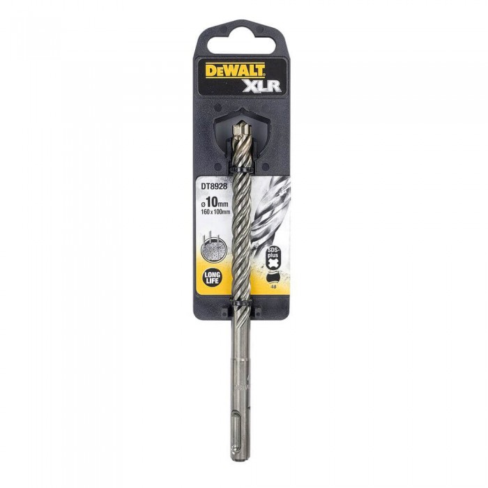 Бур SDS+, Elite, 4 кромки, 10 х 160 х 100 мм DeWALT DT8928 (DT8928)