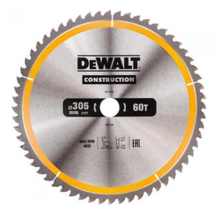 Диск пилковий СONSTRUCTION DeWALT DT1960 (DT1960)