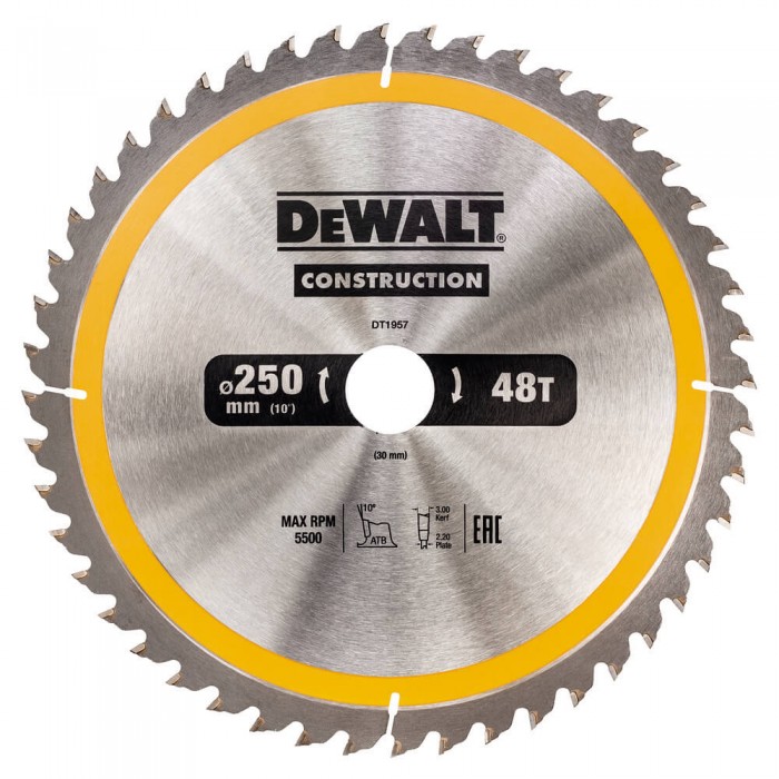 Диск пильний DeWALT DT1957 (DT1957)