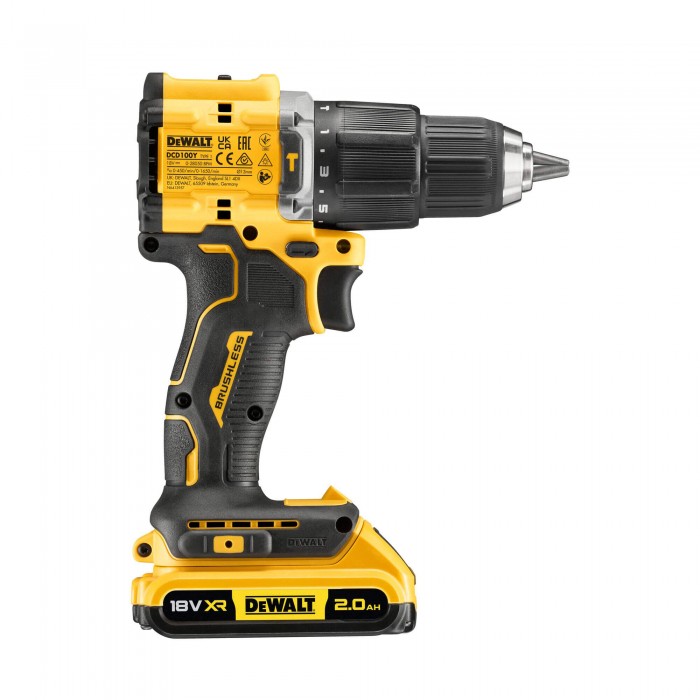 Дриль-шурупокрут 100 YEARS DeWALT DCD100YD2T (DCD100YD2T)