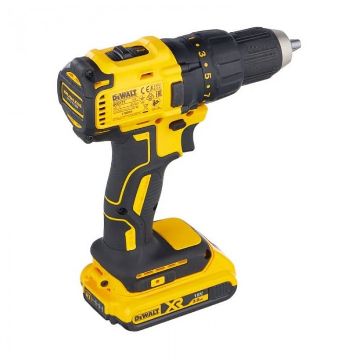 Дрель-шуруповерт аккумуляторная бесщеточная DeWALT DCD777D2T (DCD777D2T)