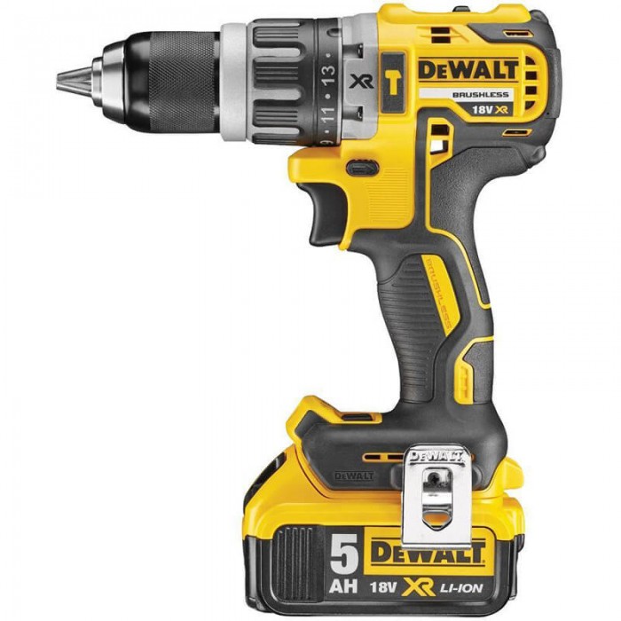 Дрель-шуруповерт аккумуляторная безщеточная ударная DeWALT DCD796P2 (DCD796P2)
