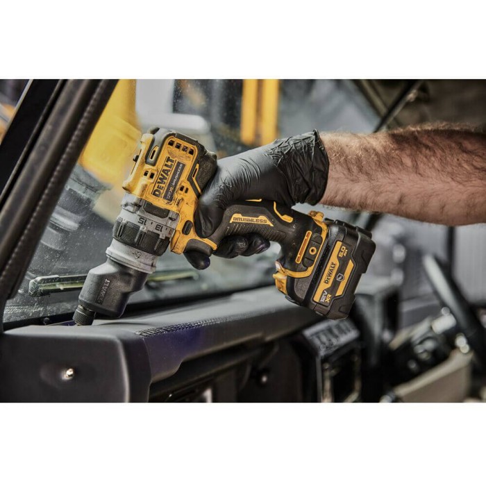 Дрель-шуруповерт аккумуляторная бесщеточная со сменными насадками DeWALT DCD703NT (DCD703NT)