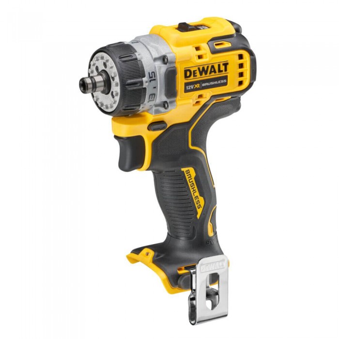 Дрель-шуруповерт аккумуляторная бесщеточная со сменными насадками DeWALT DCD703NT (DCD703NT)