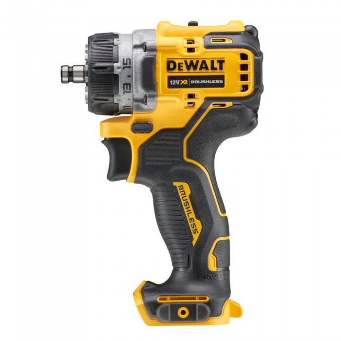 Дрель-шуруповерт аккумуляторная бесщеточная со сменными насадками DeWALT DCD703NT (DCD703NT)