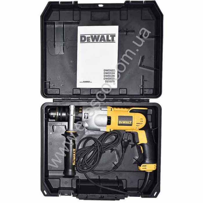 Дрель сетевая ударная DeWALT D21570K (D21570K)