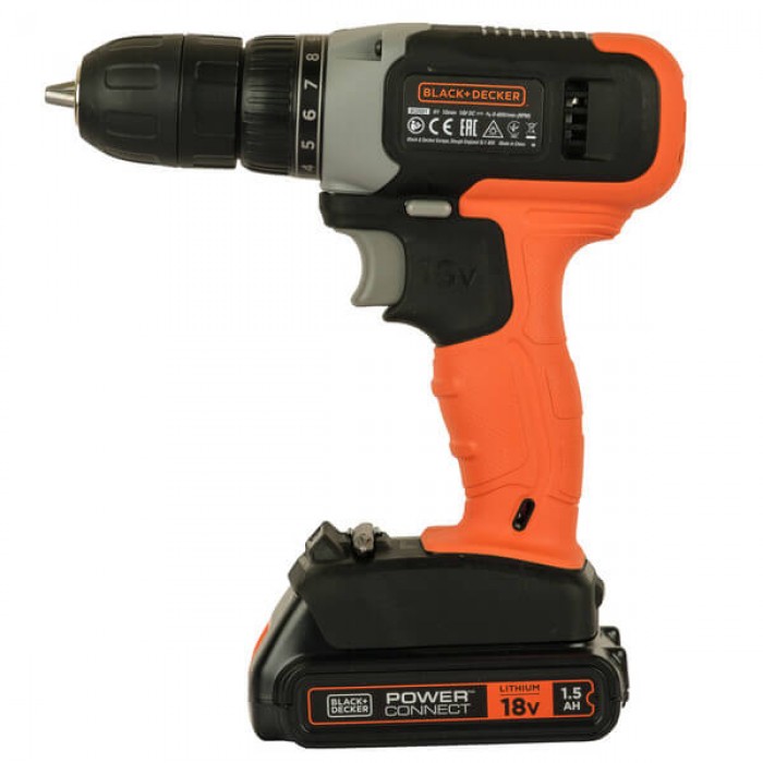 Дрель-шуруповерт аккумуляторный BLACK+DECKER BCD001C1 (BCD001C1)