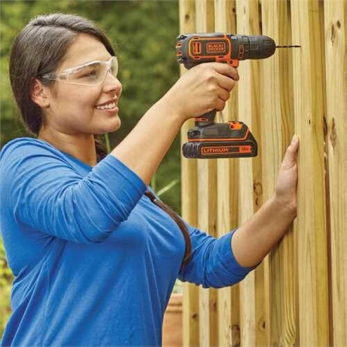 Дрель-шуруповерт аккумуляторный BLACK+DECKER BDCDD186KB (BDCDD186KB)