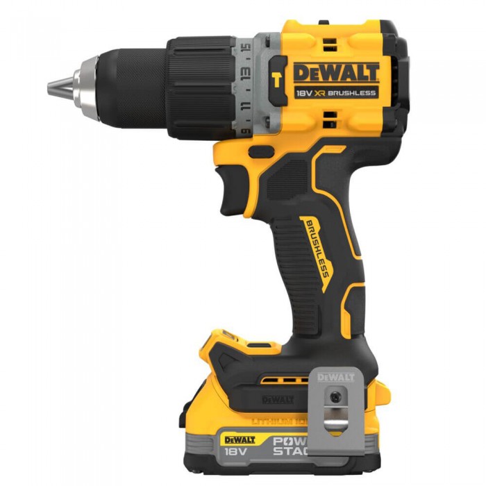 Дрель-шуруповерт аккумуляторная ударная без щеточная DeWALT DCD805E1T (DCD805E1T)