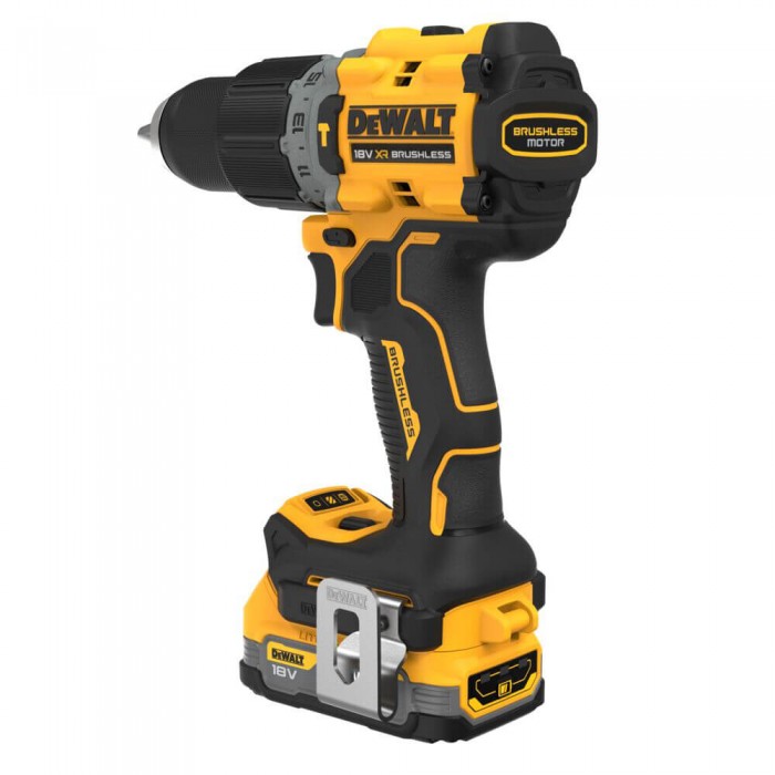 Дрель-шуруповерт аккумуляторная ударная без щеточная DeWALT DCD805E1T (DCD805E1T)