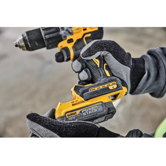 Дрель-шуруповерт аккумуляторная ударная без щеточная DeWALT DCD805E1T (DCD805E1T)