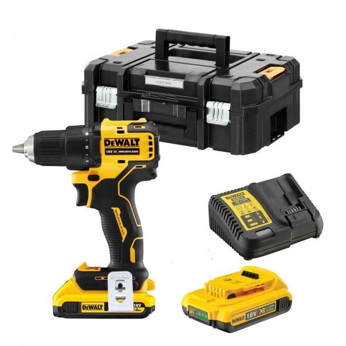 Дрель-шуруповерт аккумуляторная бесщеточная DeWALT DCD708D2T (DCD708D2T)