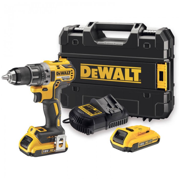 Дрель-шуруповерт аккумуляторная бесщеточная DeWALT DCD791D2 (DCD791D2)