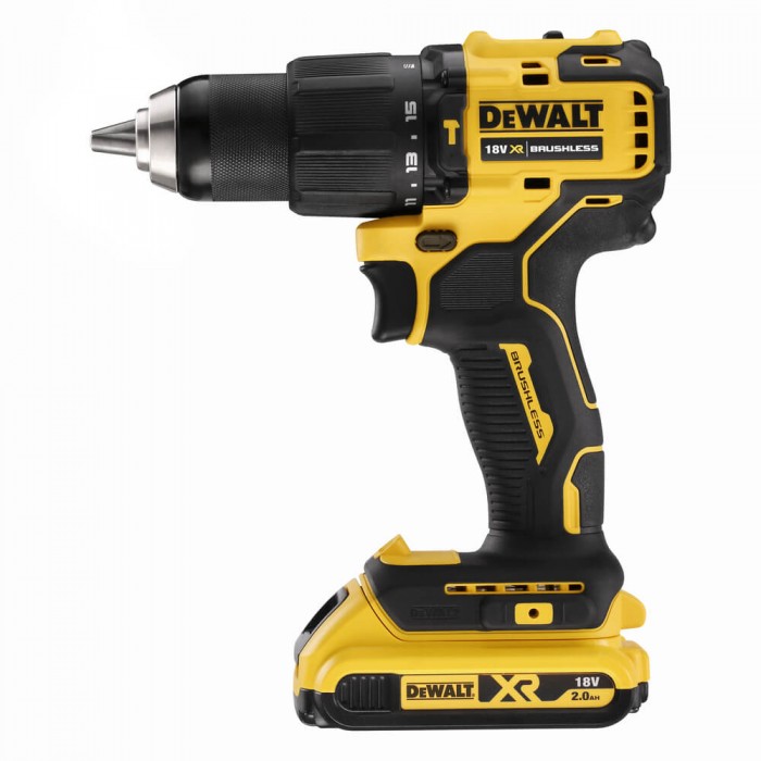 Дрель-шуруповерт аккумуляторная безщеточная ударная DeWALT DCD709D2T (DCD709D2T)