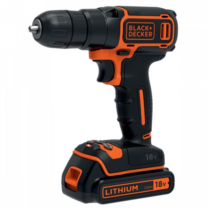 Дрель-шуруповерт аккумуляторный BLACK+DECKER BDCD18 (BDCD18)