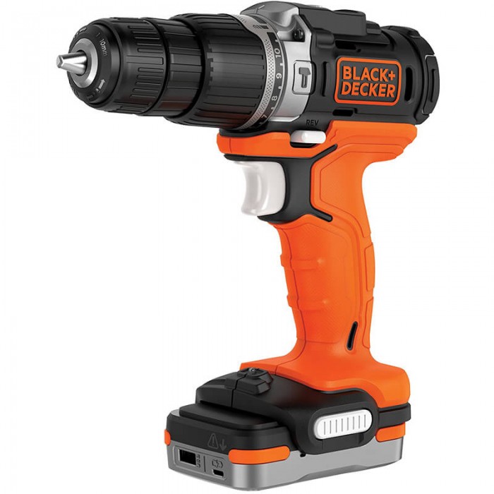 Дрель-шуруповерт аккумуляторная безщеточная ударная BLACK+DECKER BDCHD12S1 (BDCHD12S1)