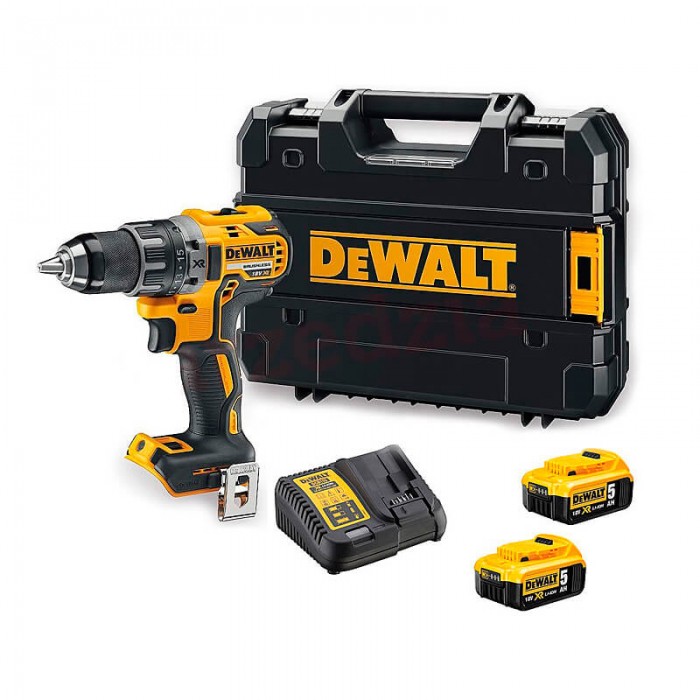 Дрель-шуруповерт аккумуляторная бесщеточная DeWALT DCD791P2 (DCD791P2)