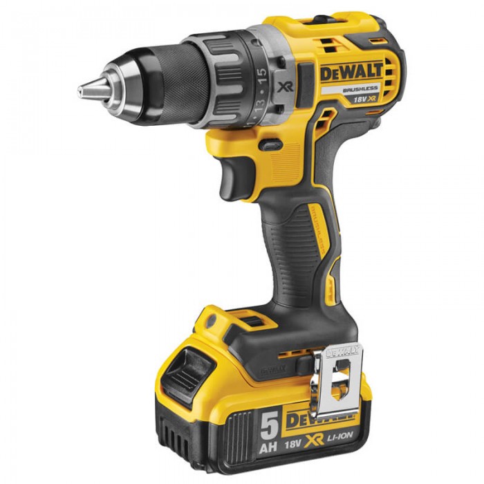 Дрель-шуруповерт аккумуляторная бесщеточная DeWALT DCD791P2 (DCD791P2)