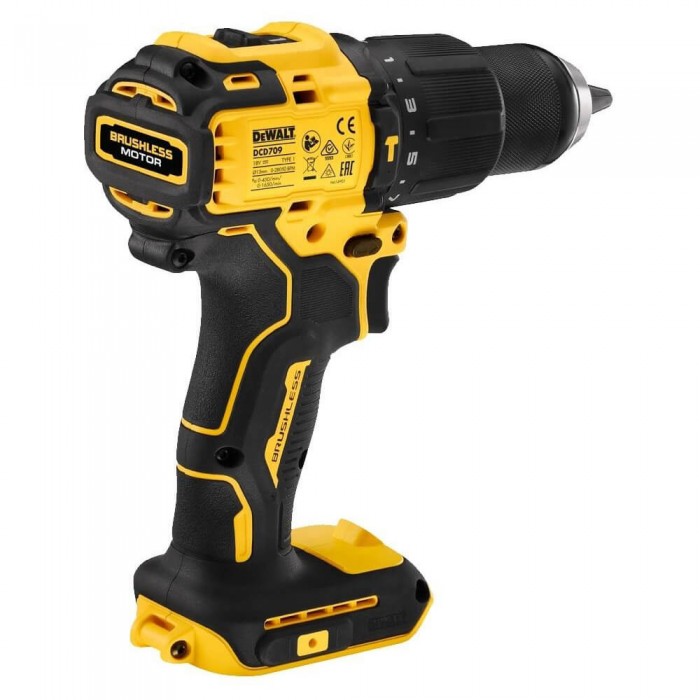 Дрель-шуруповерт аккумуляторная безщеточная ударная DeWALT DCD709M2T (DCD709M2T)