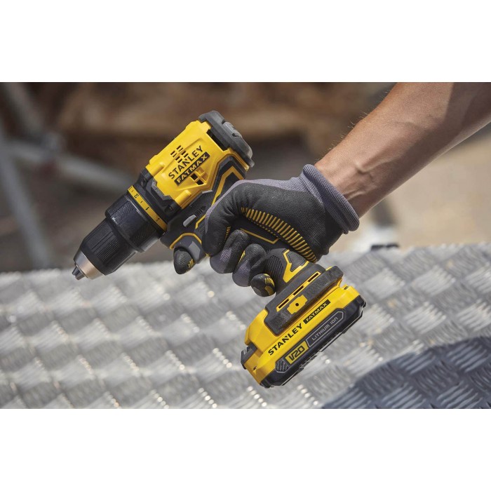 Дрель-шуруповерт безщеточная аккумуляторная STANLEY FATMAX SFMCD710D2K (SFMCD710D2K)