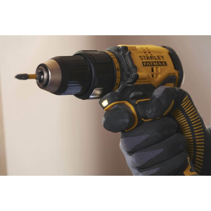 Дрель-шуруповерт безщеточная аккумуляторная STANLEY FATMAX SFMCD710D2K (SFMCD710D2K)