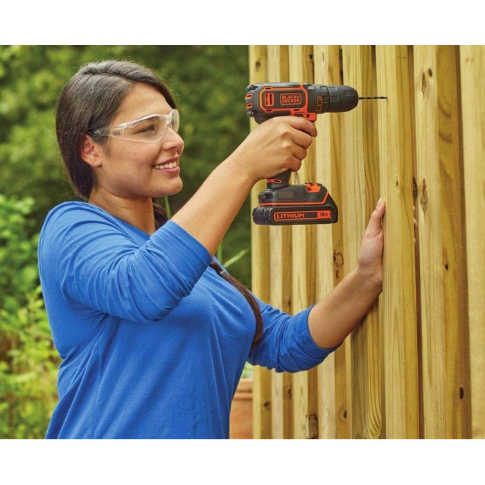 Дрель-шуруповерт аккумуляторный BLACK+DECKER BDCDC18KB (BDCDC18KB)