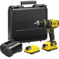 Дрель-шуруповерт ударная аккумуляторная бесщеточная STANLEY FATMAX SFMCD721D2K