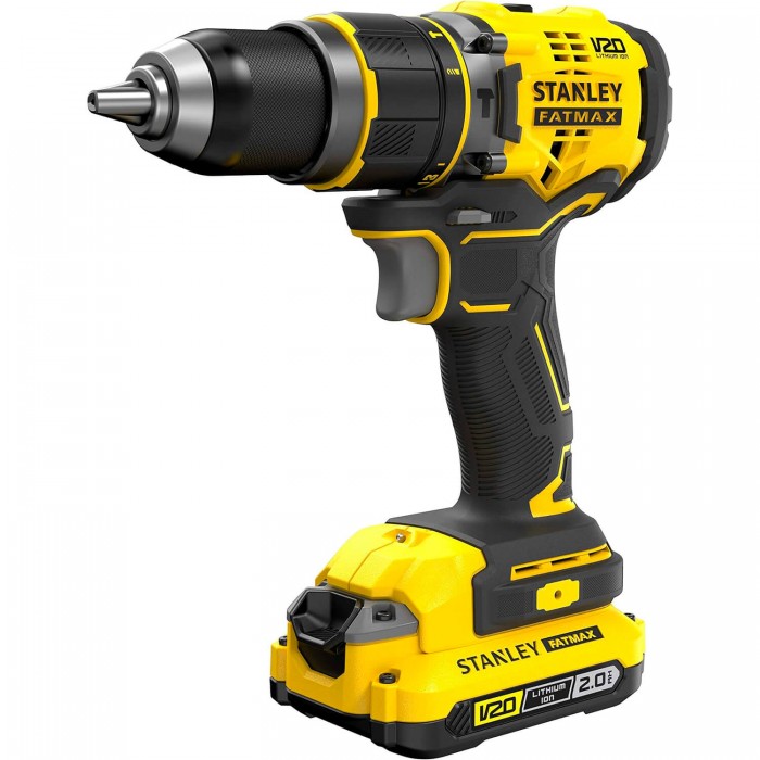 Дриль-шурупокрут ударний акумуляторний безщітковий STANLEY FATMAX SFMCD721D2K (SFMCD721D2K)