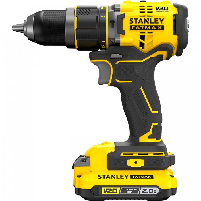Дриль-шурупокрут ударний акумуляторний безщітковий STANLEY FATMAX SFMCD721D2K (SFMCD721D2K)