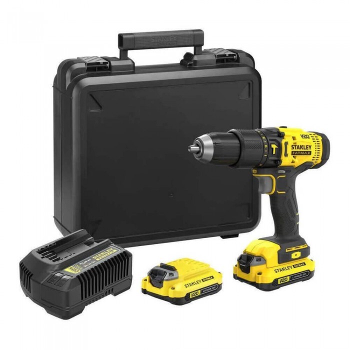 Дрель-шуруповерт ударная аккумуляторная STANLEY FATMAX SFMCD711C2K (SFMCD711C2K)
