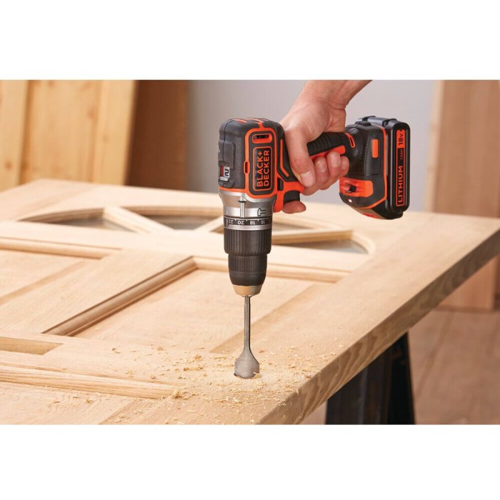 Дриль-шурупокрут ударний безщітковий акумуляторний BLACK+DECKER BL188N (BL188N)