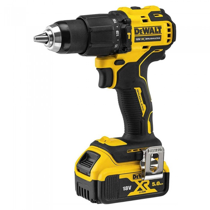 Дрель-шуруповерт аккумуляторная безщеточная ударная DeWALT DCD709P2T (DCD709P2T)