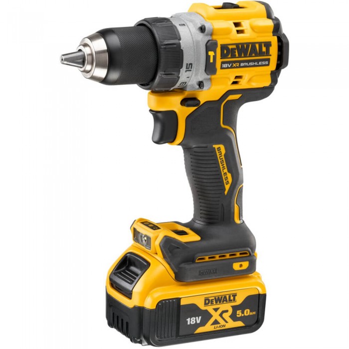 Дриль-шурупокрут акумуляторний безщітковий ударний DeWALT DCD805P2T (DCD805P2T)