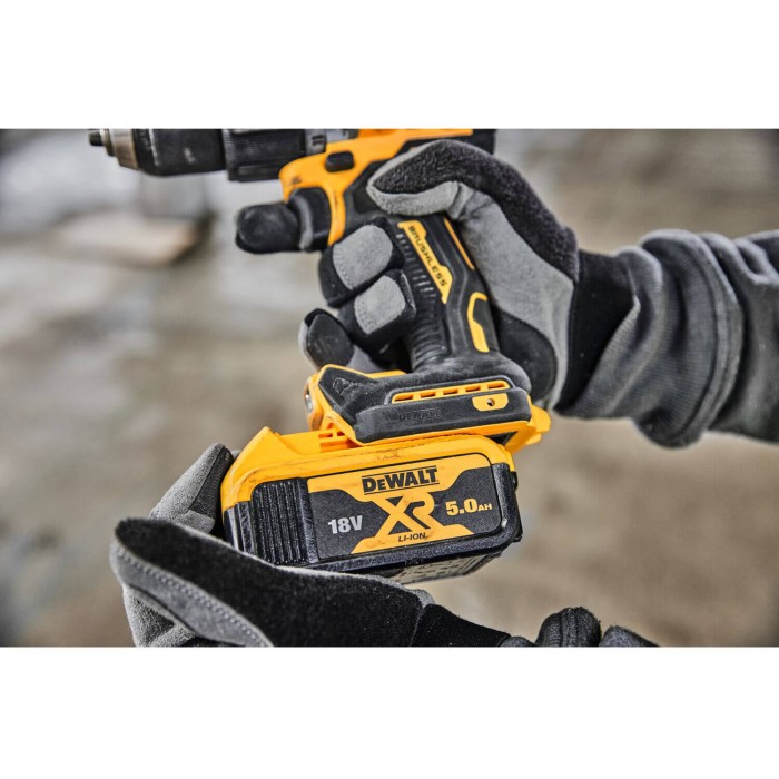 Дриль-шурупокрут акумуляторний безщітковий ударний DeWALT DCD805P2T (DCD805P2T)