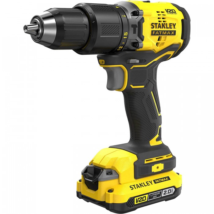 Купити Дрель-шуруповерт ударная бесщеточная аккумуляторная STANLEY FATMAX SFMCD715D2K (SFMCD715D2K) Дрель-шуруповерт ударная бесщеточная аккумуляторная STANLEY FATMAX SFMCD715D2K (SFMCD715D2K)