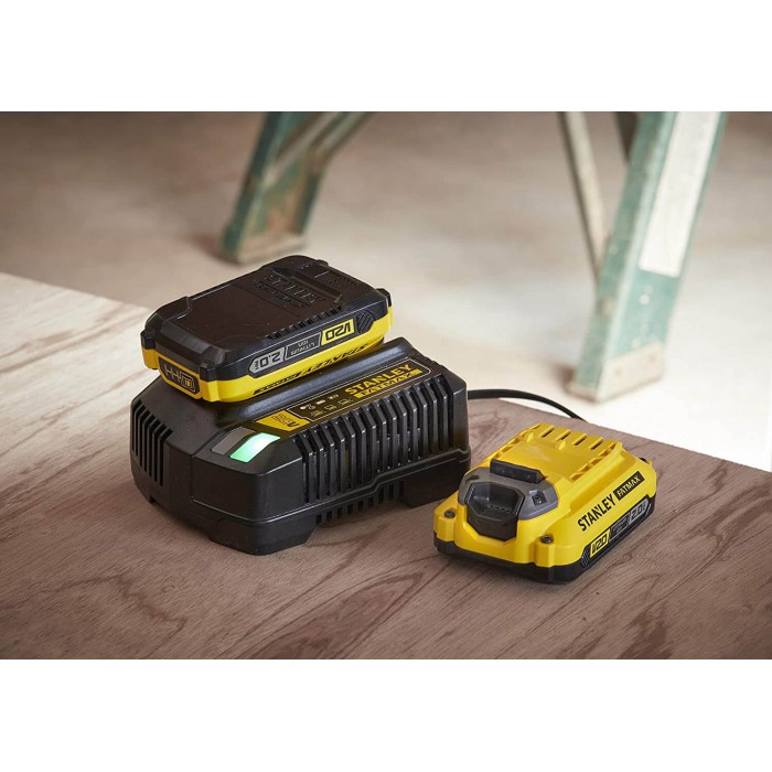 Дрель-шуруповерт ударная бесщеточная аккумуляторная STANLEY FATMAX SFMCD715D2K (SFMCD715D2K)