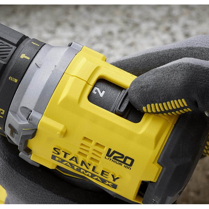Дрель-шуруповерт ударная бесщеточная аккумуляторная STANLEY FATMAX SFMCD715D2K (SFMCD715D2K)