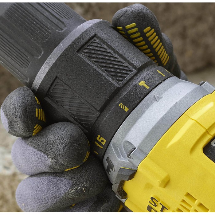 Дрель-шуруповерт ударная бесщеточная аккумуляторная STANLEY FATMAX SFMCD715D2K (SFMCD715D2K)