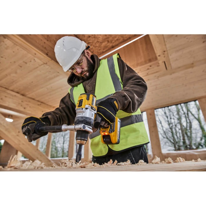 Дрель-шуруповерт аккумуляторная безщеточная ударная DeWALT DCD1007NT (DCD1007NT)