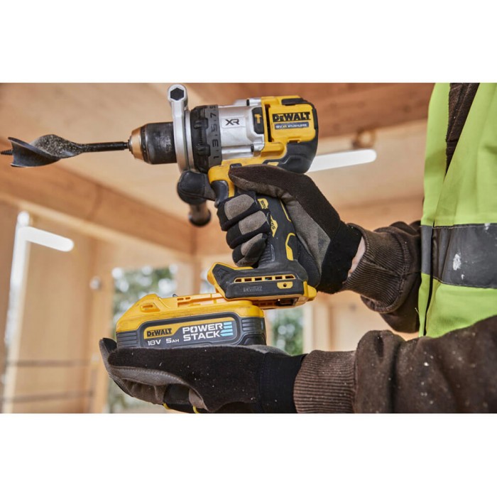 Дрель-шуруповерт аккумуляторная безщеточная ударная DeWALT DCD1007NT (DCD1007NT)