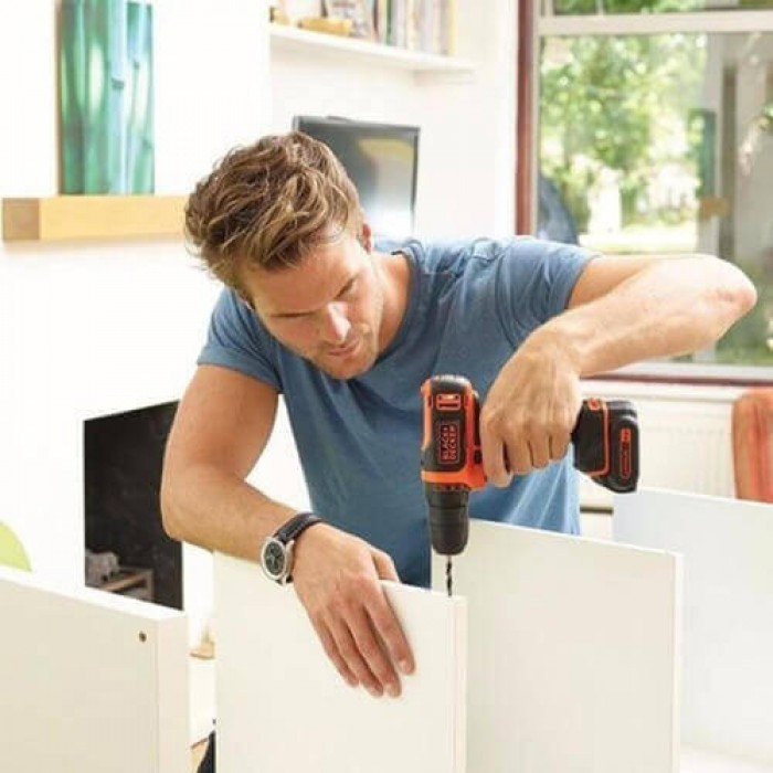 Дрель-шуруповерт аккумуляторный BLACK+DECKER BDCDD12K (BDCDD12K)