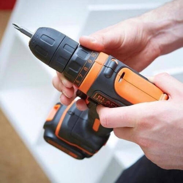 Дрель-шуруповерт аккумуляторный BLACK+DECKER BDCDD12K (BDCDD12K)
