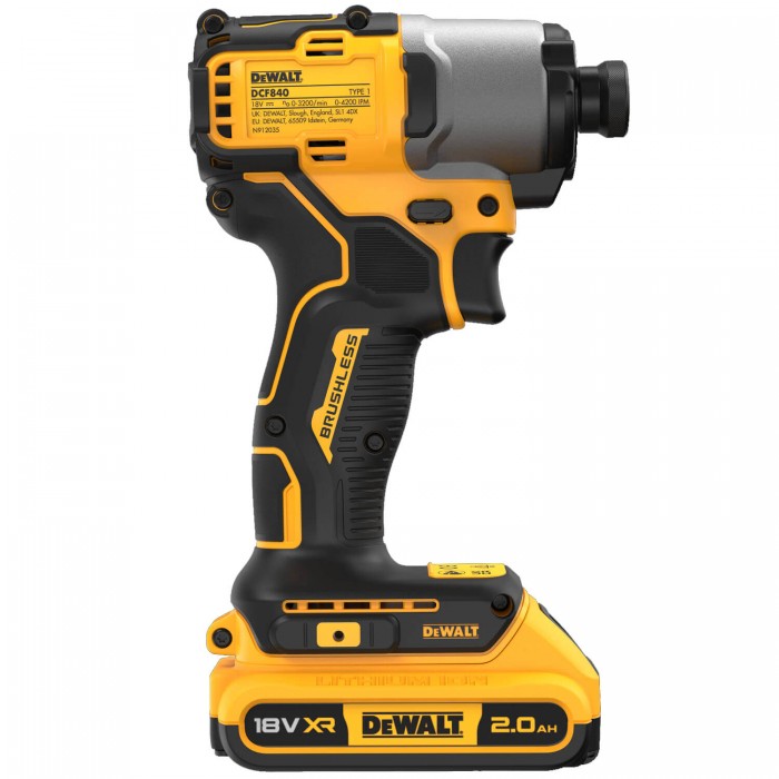 Шуруповерт ударный аккумуляторный бесщеточный DeWALT DCF840D2T (DCF840D2T)