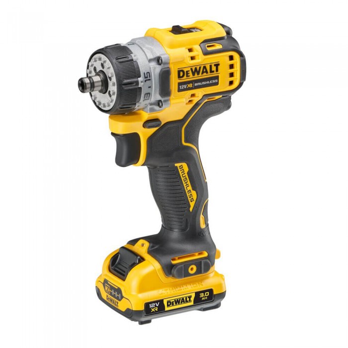Дрель-шуруповерт аккумуляторная бесщеточная со сменными насадками DeWALT DCD703L2T (DCD703L2T)