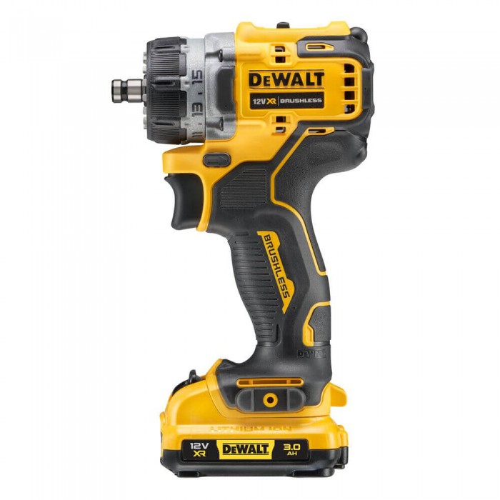 Дрель-шуруповерт аккумуляторная бесщеточная со сменными насадками DeWALT DCD703L2T (DCD703L2T)