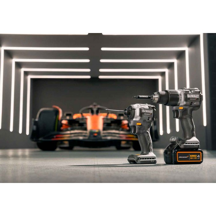 Набір з двох інструментів акумуляторних безщіткових McLaren F1 TEAM LIMITED EDITION DeWALT DCK200MM2T (DCK200MM2T)