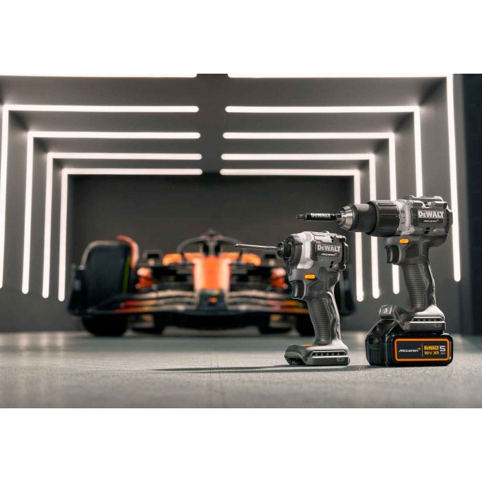 Набір з двох інструментів акумуляторних безщіткових McLaren F1 TEAM LIMITED EDITION DeWALT DCK200MP2T (DCK200MP2T)